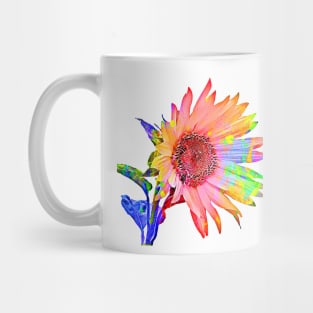 Cartoon Colored Sunflower Mug